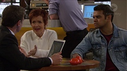 Paul Robinson, Susan Kennedy, Nate Kinski in Neighbours Episode 7235