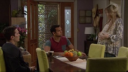 Josh Willis, Nate Kinski, Amber Turner in Neighbours Episode 