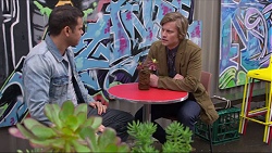 Nate Kinski, Daniel Robinson in Neighbours Episode 7239