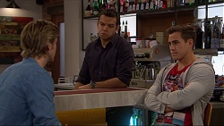 Daniel Robinson, Nate Kinski, Aaron Brennan in Neighbours Episode 7241