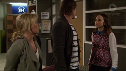 Lauren Turner, Brad Willis, Imogen Willis in Neighbours Episode 7241