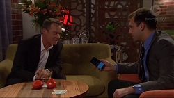 Paul Robinson, Howard Hall in Neighbours Episode 7243