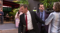 Paul Robinson, Howard Hall in Neighbours Episode 7243