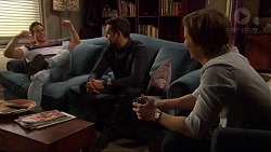 Aaron Brennan, Nate Kinski, Daniel Robinson in Neighbours Episode 7243