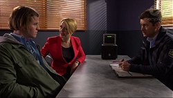 Jayden Warley, Sue Parker, Mark Brennan in Neighbours Episode 7244