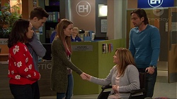 Imogen Willis, Josh Willis, Piper Willis, Terese Willis, Brad Willis in Neighbours Episode 