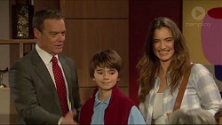 Paul Robinson, Jimmy Williams, Amy Williams in Neighbours Episode 