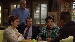 Karl Kennedy, Susan Kennedy, Toadie Rebecchi, Ben Kirk, Mark Brennan in Neighbours Episode 