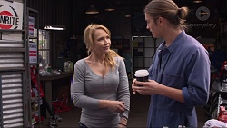 Steph Scully, Tyler Brennan in Neighbours Episode 