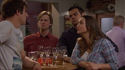 Kyle Canning, Daniel Robinson, Nate Kinski, Amy Williams in Neighbours Episode 7255