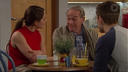 Paige Novak, Doug Willis, Josh Willis in Neighbours Episode 