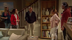 Piper Willis, Imogen Willis, Doug Willis, Terese Willis, Brad Willis in Neighbours Episode 