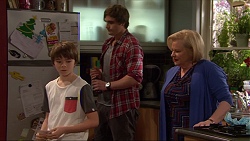 Jimmy Williams, Kyle Canning, Sheila Canning in Neighbours Episode 