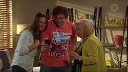 Amy Williams, Kyle Canning, Sheila Canning in Neighbours Episode 7266