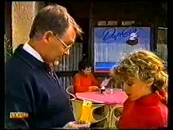 Harold Bishop, Lucy Robinson, Charlene Robinson in Neighbours Episode 0769