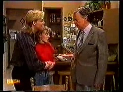 Scott Robinson, Charlene Robinson, Dan Ramsay in Neighbours Episode 