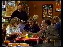 Harold Bishop, Madge Bishop, Henry Ramsay, Dan Ramsay in Neighbours Episode 