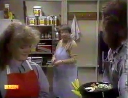 Sharon Davies, Edith Chubb, Henry Ramsay in Neighbours Episode 