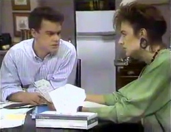 Paul Robinson, Gail Robinson in Neighbours Episode 