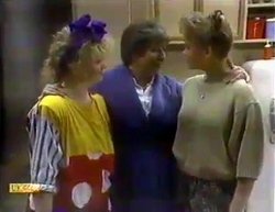 Sharon Davies, Edith Chubb, Bronwyn Davies in Neighbours Episode 