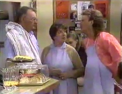 Harold Bishop, Edith Chubb, Henry Ramsay in Neighbours Episode 0872