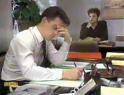 Paul Robinson, Gail Robinson in Neighbours Episode 