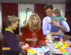 Bronwyn Davies, Jane Harris, Des Clarke, Jamie Clarke in Neighbours Episode 0875