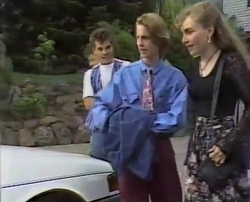 Michael Martin, Mark Gottlieb, Brett Stark, Debbie Martin in Neighbours Episode 2110