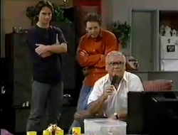 Darren Stark, Ben Atkins, Lou Carpenter in Neighbours Episode 