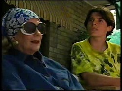 Madge Bishop, Paul McClain in Neighbours Episode 