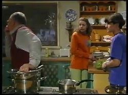 Harold Bishop, Hannah Martin, Paul McClain in Neighbours Episode 3051