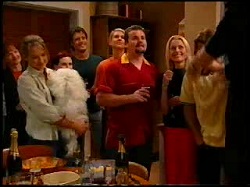 Susan Kennedy, Steph Scully, Bob, Allana Truman, Drew Kirk, Tess Bell, Toadie Rebecchi, Dee Bliss, Joel Samuel in Neighbours Episode 3734