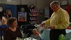 Lyn Scully, Oscar Scully, Harold Bishop in Neighbours Episode 