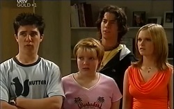 Stingray Timmins, Bree Timmins, Dylan Timmins, Janae Timmins in Neighbours Episode 4714