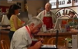 Lou Carpenter, Harold Bishop in Neighbours Episode 4723