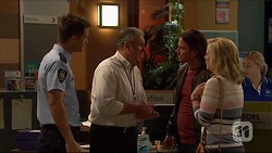 Mark Brennan, Karl Kennedy, Brad Willis, Lauren Turner in Neighbours Episode 