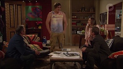Karl Kennedy, Kyle Canning, Amy Williams, Paul Robinson in Neighbours Episode 7278