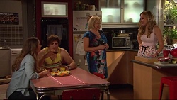 Amy Williams, Kyle Canning, Sheila Canning, Xanthe Canning in Neighbours Episode 