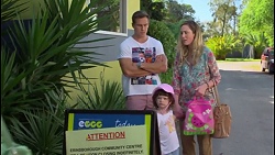 Aaron Brennan, Sonya Rebecchi, Nell Rebecchi in Neighbours Episode 7290