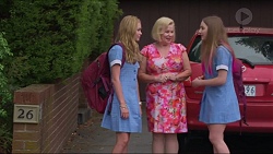Xanthe Canning, Sheila Canning, Piper Willis in Neighbours Episode 