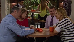 Karl Kennedy, Lyn Scully, Toadie Rebecchi, Steph Scully in Neighbours Episode 7293