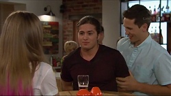 Piper Willis, Tyler Brennan, Josh Willis in Neighbours Episode 7294