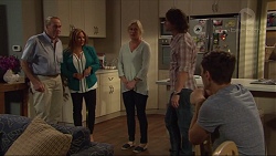 Doug Willis, Terese Willis, Lauren Turner, Brad Willis, Josh Willis in Neighbours Episode 