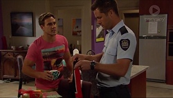 Aaron Brennan, Mark Brennan in Neighbours Episode 7303