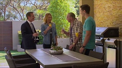 Paul Robinson, Steph Scully, Doug Willis, Josh Willis in Neighbours Episode 