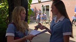 Xanthe Canning, Ainsley Gilzan in Neighbours Episode 