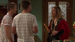 Daniel Robinson, Mark Brennan, Sonya Rebecchi in Neighbours Episode 