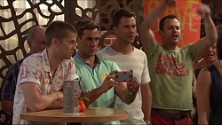Daniel Robinson, Aaron Brennan, Mark Brennan in Neighbours Episode 