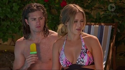 Tyler Brennan, Courtney Grixti in Neighbours Episode 