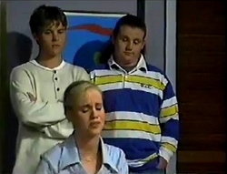 Billy Kennedy, Toadie Rebecchi, Lisa Elliot in Neighbours Episode 